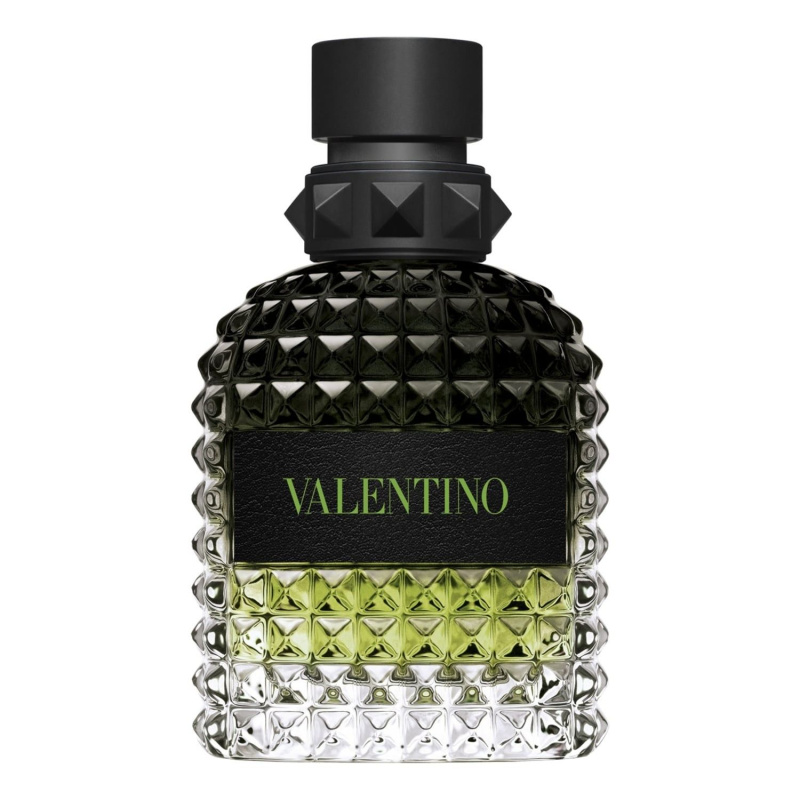 Valentino Garavani Uomo Born In Roma Green Stravaganza Eau De Toilette Spray For Men 1.7oz-3614274024784