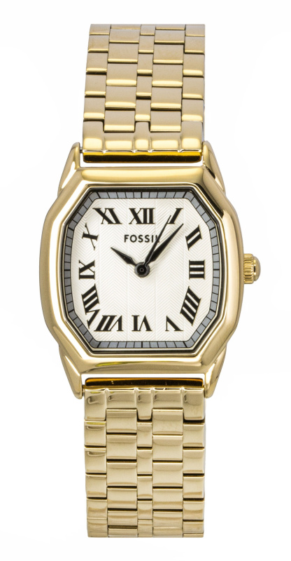 Fossil Harlow Gold Tone Stainless Steel Cream Dial Quartz ES5361 Women's Watch
