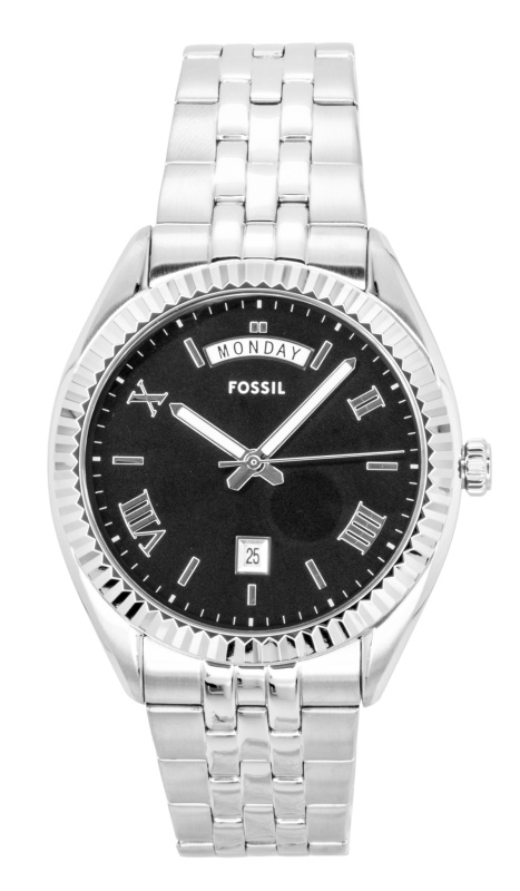 Fossil Campbell Stainless Steel Black Dial Quartz FS6139 Men's Watch