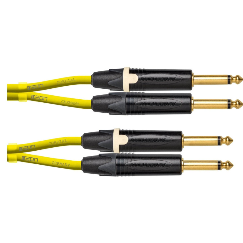 CORDIAL Jack/Jack 1.5 m Yellow
