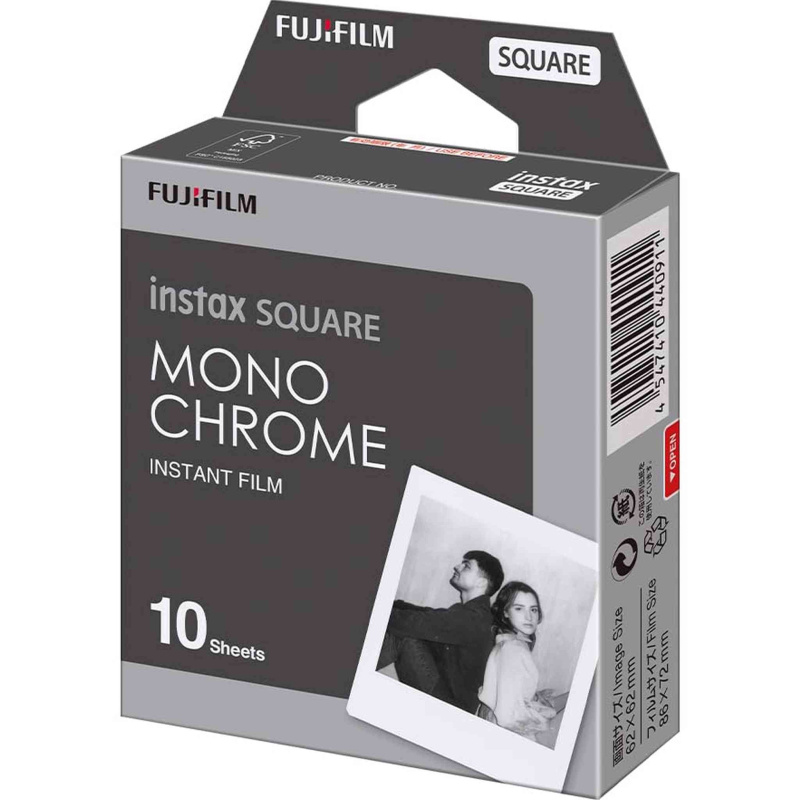 FUJIFILM Instax Square Monochrome Film - 10 Exposures