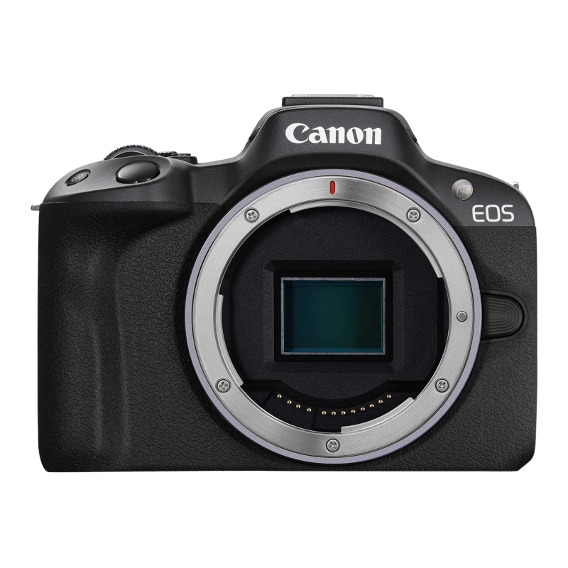 Canon EOS R50 Mirrorless Vlogging Camera (Body Only/Black), RF Mount, 24.2 MP, 4K Video, DIGIC X Image Processor, Subject Detection & Tracking, Compac