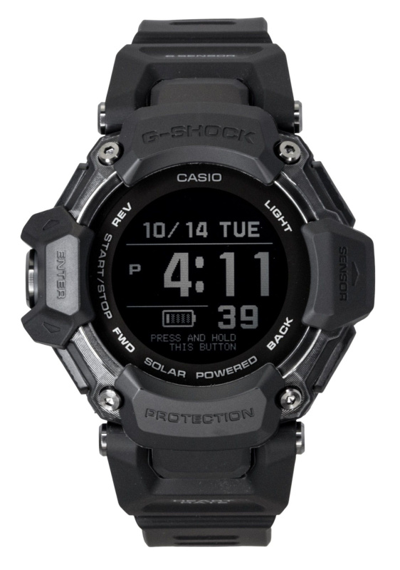 Casio G-Shock G-Squad Digital Smartphone Link Resin Strap Solar GBD-H2000-1B 200M Men's Watch