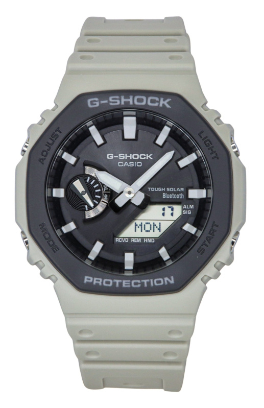 Casio G-Shock Analog Digital Smartphone Link Bio-Based Resin Strap Black Dial Tough Solar GA-B2100LUU-5A 200M Men's Watch