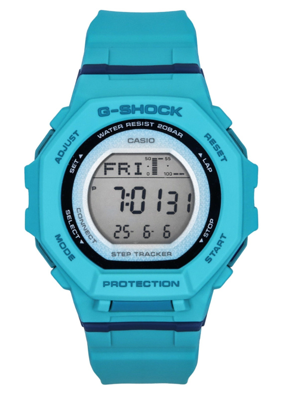 Casio G-Shock G-Squad Digital Smartphone Link Bio-Based Resin Strap Quartz GMD-B300SC-2 200M Women's Watch