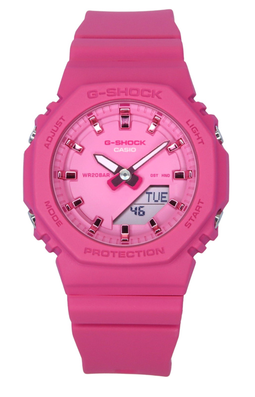 Casio G-Shock Analog Digital Bio-Based Resin Pink Dial Quartz GMA-P2100PP-4A 200M Women's Watch