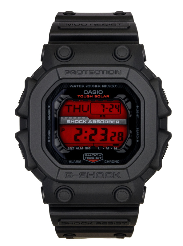 Casio G-Shock Digital Resin Strap Solar GX-56BBR-1 200M Men's Watch