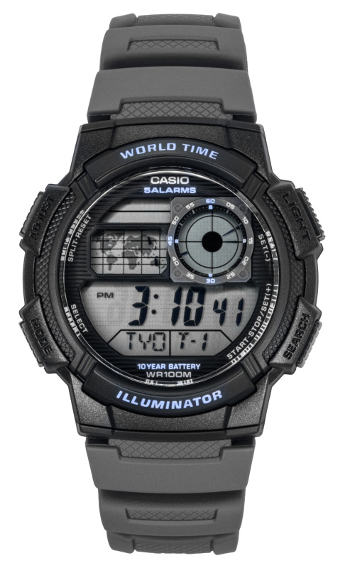 Casio Standard Digital Resin Strap Quartz AE-1000W-8AV 100M Men's Watch
