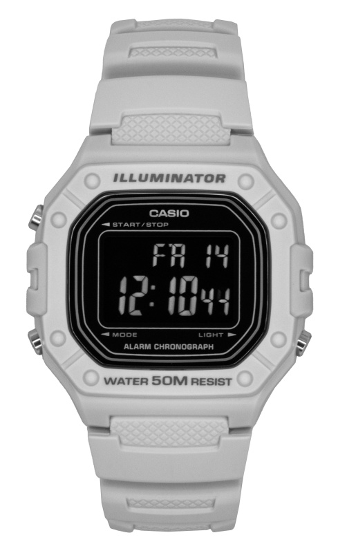 Casio Standard Digital Resin Strap Quartz W-218H-8BV Men's Watch