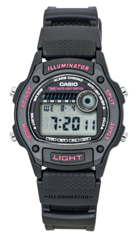 Casio Standard Digital Bio-Based Resin Strap Quartz W-220H-1A2V Unisex Watch