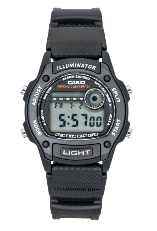Casio Standard Digital Bio-Based Resin Strap Quartz W-220H-1AV Unisex Watch