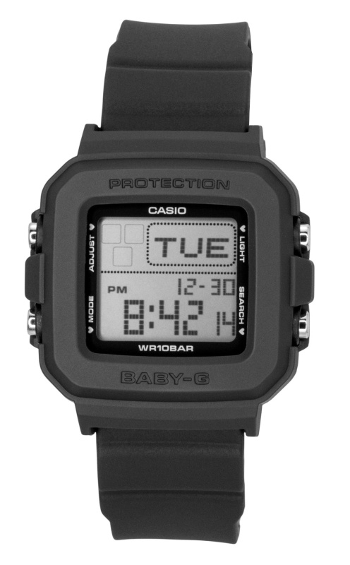 Casio Baby-G Plus Digital Resin Strap Quartz BGD-10KH-2C 100M Women's Watch With Special Holder