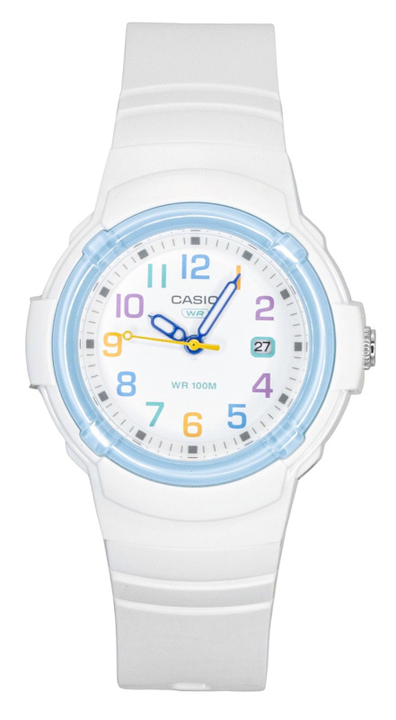 Casio Analog Bio-Based Resin Strap White Dial Quartz LX-800H-7A2V 100M Women's Watch