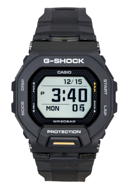 Casio G-Shock G-Squad Digital Smartphone Link Black Resin Strap Quartz GBD-200-1A1 200M Men's Watch