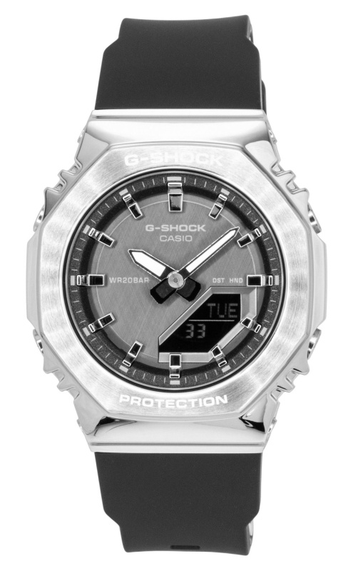 Casio G-Shock Analog Digital Bio-Based Resin Black Dial Quartz GM-S2110-1A1 200M Women's Watch
