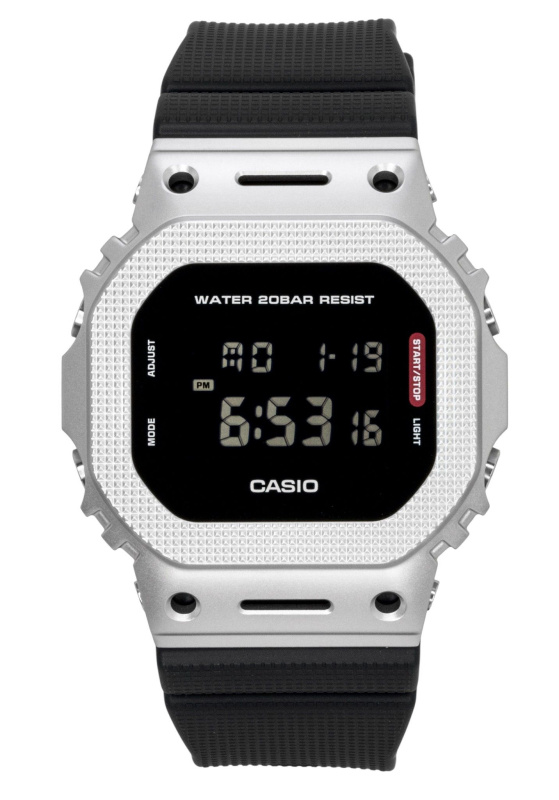 Casio G-Shock G-Steel Digital Bio-Based Resin Strap Quartz GM-5600M-1 200M Men's Watch