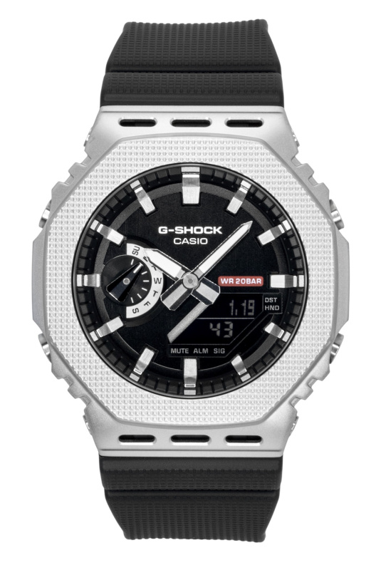 Casio G-Shock G-Steel Analog Digital Bio-Based Resin Strap Black Dial Quartz GM-2100M-1A 200M Men's Watch