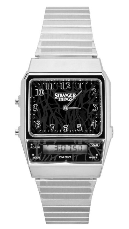 Casio Vintage Analog Digital Stranger Things Black Dial Quartz AQ-800EST-1A Unisex Watch