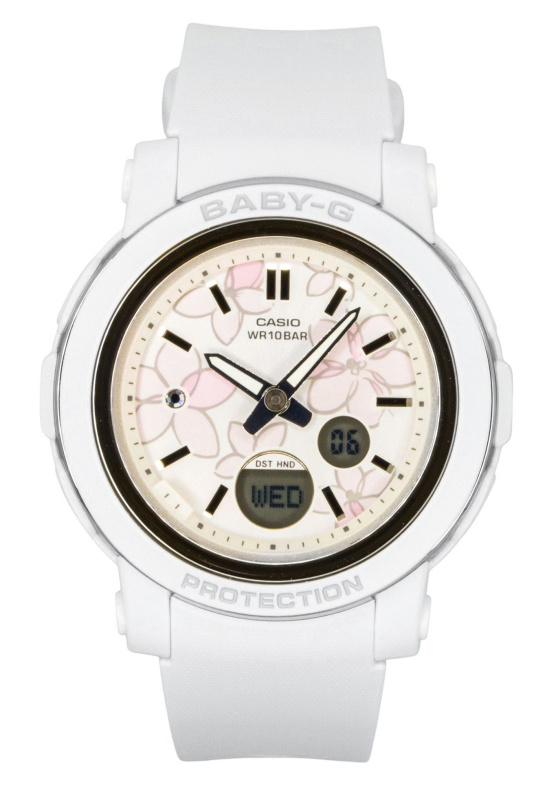 Casio Baby-G Analog Digital Resin Strap Multicolor Dial Quartz BGA-290FL-7A 100M Women's Watch