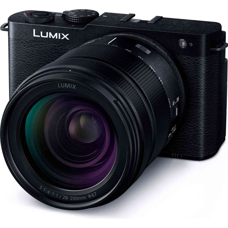 Pansonic LUMIX S9 Full Frame Camera with 28-200mm  L Mount Lens, Compact Mirrorless Camera for Content Creators with Real Time LUT, Open Gate and Easy