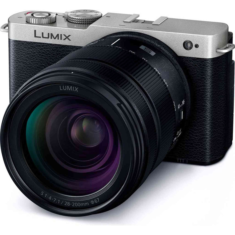 Pansonic LUMIX S9 Full Frame Camera with 28-200mm  L Mount Lens, Compact Mirrorless Camera for Content Creators with Real Time LUT, Open Gate and Easy