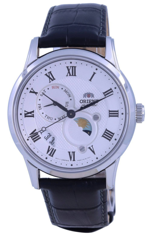 Orient Classic Sun And Moon White Dial Automatic RA-AK0008S10B RA-AK0008S30B Men's Watch
