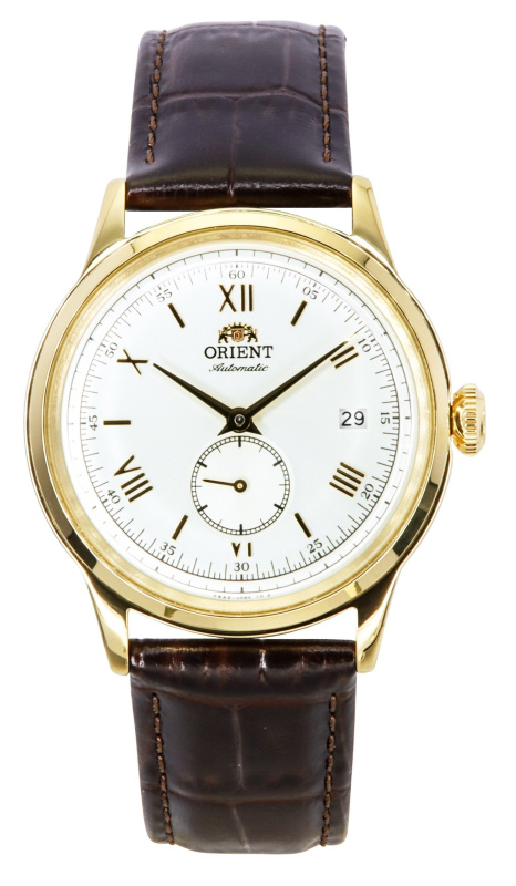 Orient Bambino Version 2 Small Seconds Leather Strap Silver Dial Automatic RA-AP0106S Men's Watch