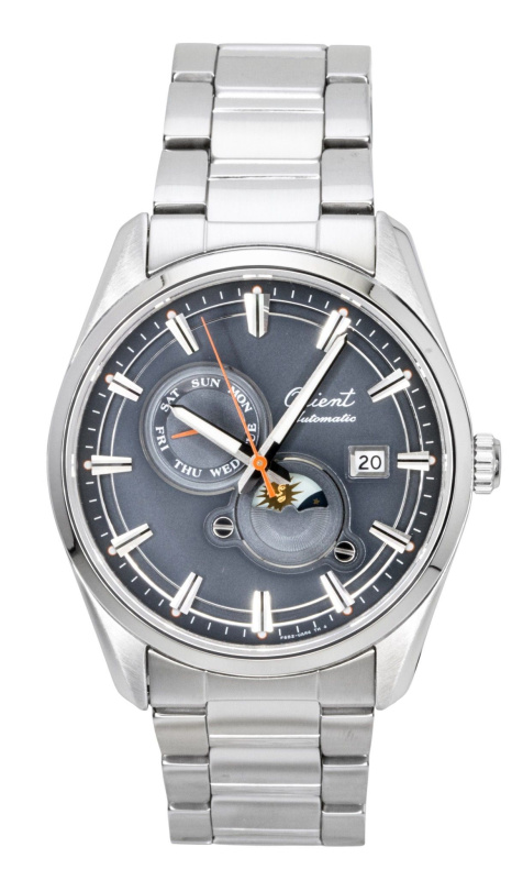 Orient Stretto 75th Anniversary Limited Edition Sun And Moon Grey Dial Automatic RA-AK0311N Men's Watch
