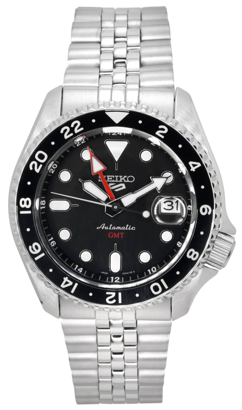 Seiko 5 Sports Black Grape GMT SKX Re-Interpretation Automatic SSK001 SSK001K1 SSK001K 100M Men's Watch