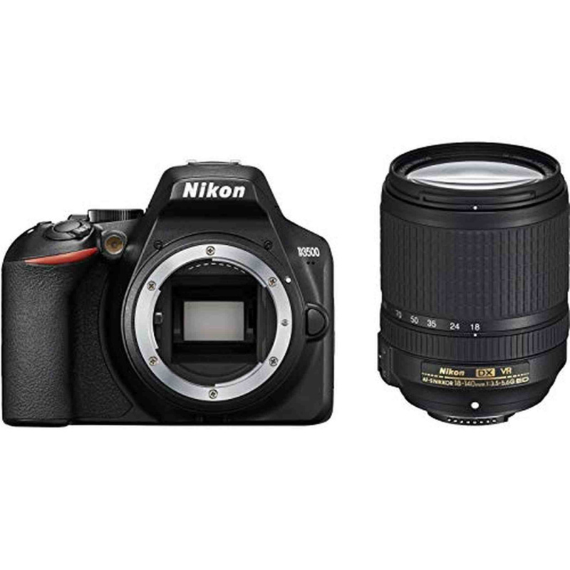 Nikon D3500 Black + Af-s 18-140mm F3.5-5.6g Ed Vr Dx International Model