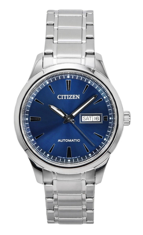 Citizen Stainless Steel Blue Dial Automatic NY4058-79L Men's Watch