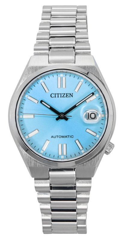 Citizen Tsuyosa Stainless Steel Light Blue Dial Automatic NJ0200-50L Men's Watch