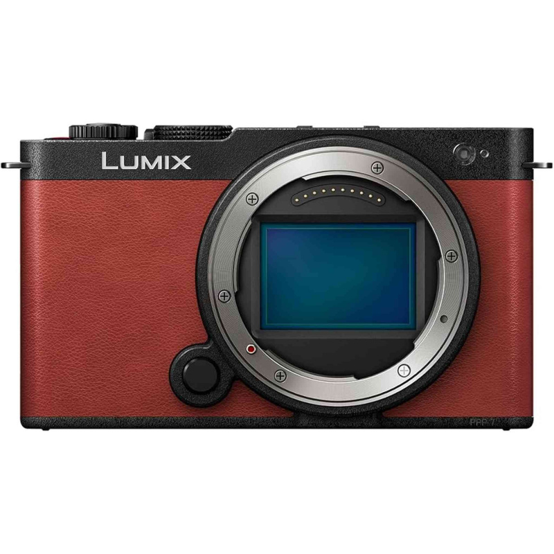 Panasonic LUMIX S9 Mirrorless Camera, 24.2MP Full Frame with Phase Hybrid AF, New Active I.S. Technology - DC-S9BODYR (Red)