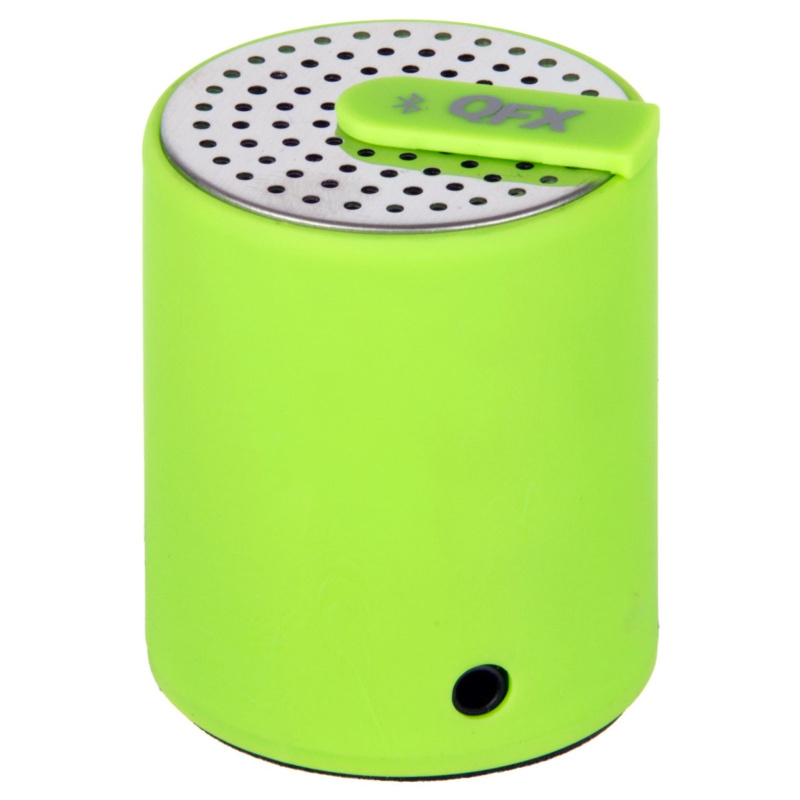 QFX CS-27BTGR Portable Bluetooth Speaker with AUX-In - Green