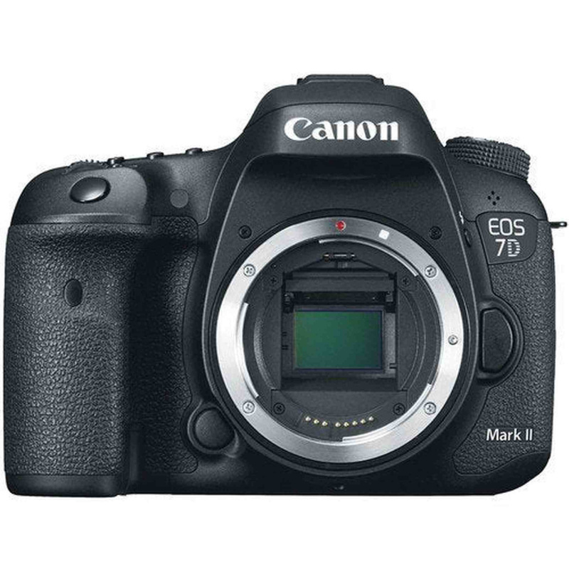Canon EOS 7D Mark II DSLR Camera (Body) + 32GB Card + Camera CASE + Tripod - International Vesion (No Warranty) (International Model)