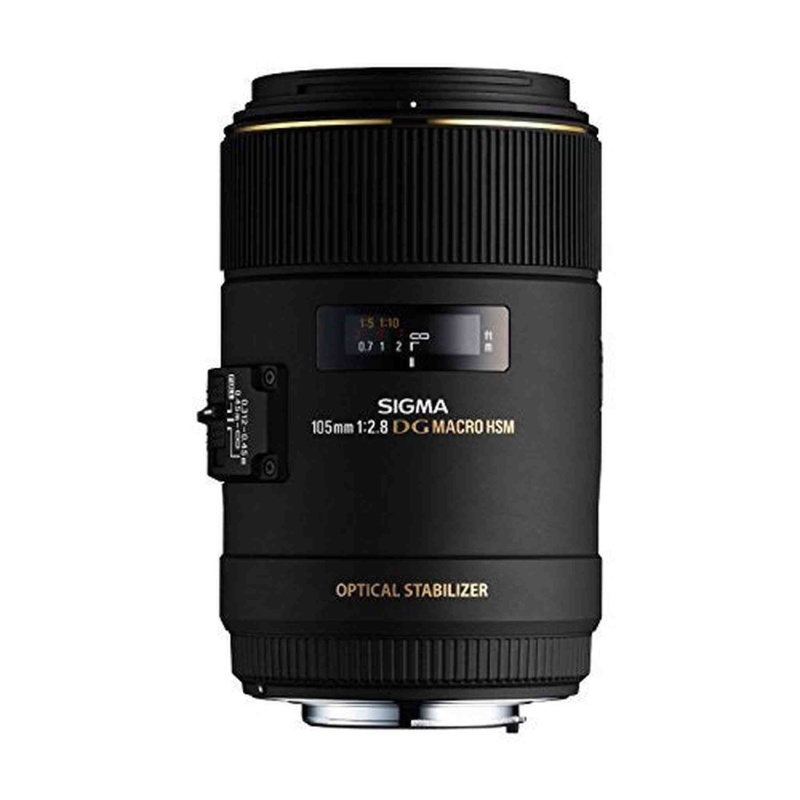 Sigma 105mm F2.8 EX DG OS HSM Macro Lens for Canon SLR Camera - International Version (No Warranty) (International Model)