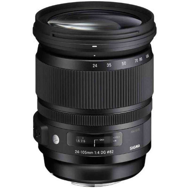 Sigma 635205 24-105mm F 4.0 DG OS HSM Zoom Lens for Sony Alpha Cameras - International Version (No Warranty)