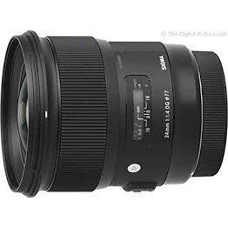 Sigma 24mm f/1.4 DG HSM A Wide-Angle-Prime Lens for Nikon F-Mount Cameras - International Version (No Warranty)