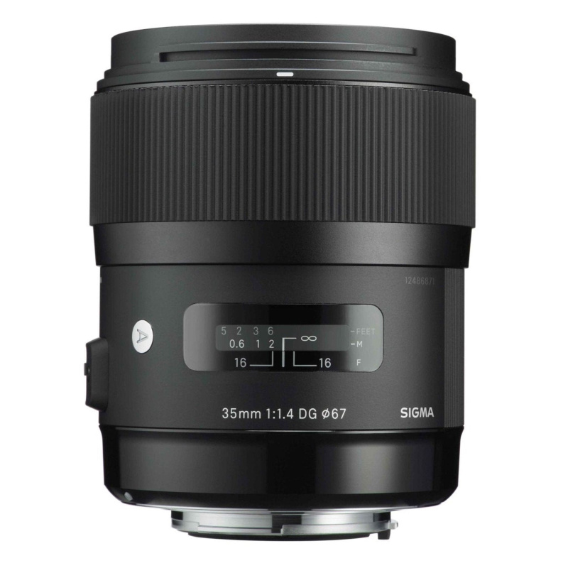 Sigma 340109 35mm F1.4 DG HSM Lens for Pentax (Black) - International Version (No Warranty)