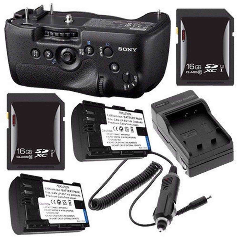 Sony Vertical Battery Grip for Alpha A99 DSLR Camera + NP-FM500H Battery + External Charger + 16GB SDHC Card Saver Bundl