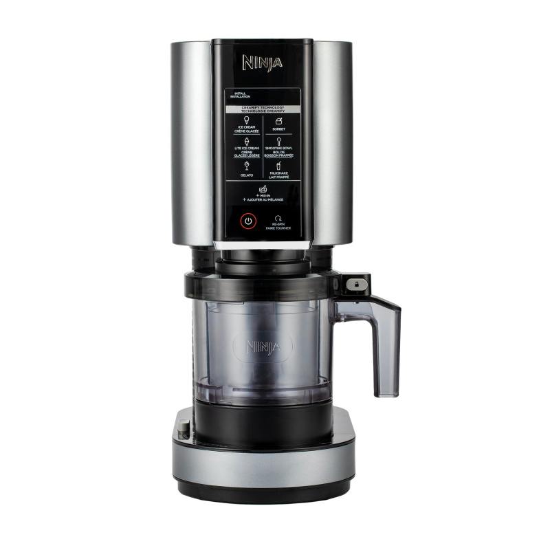 Ninja NC301 CREAMi Ice Cream Maker, for Gelato, Mix-ins, Milkshakes, Sorbet, Smoothie Bowls & More, 7 One-Touch Programs, with (2) Pint Containers & L
