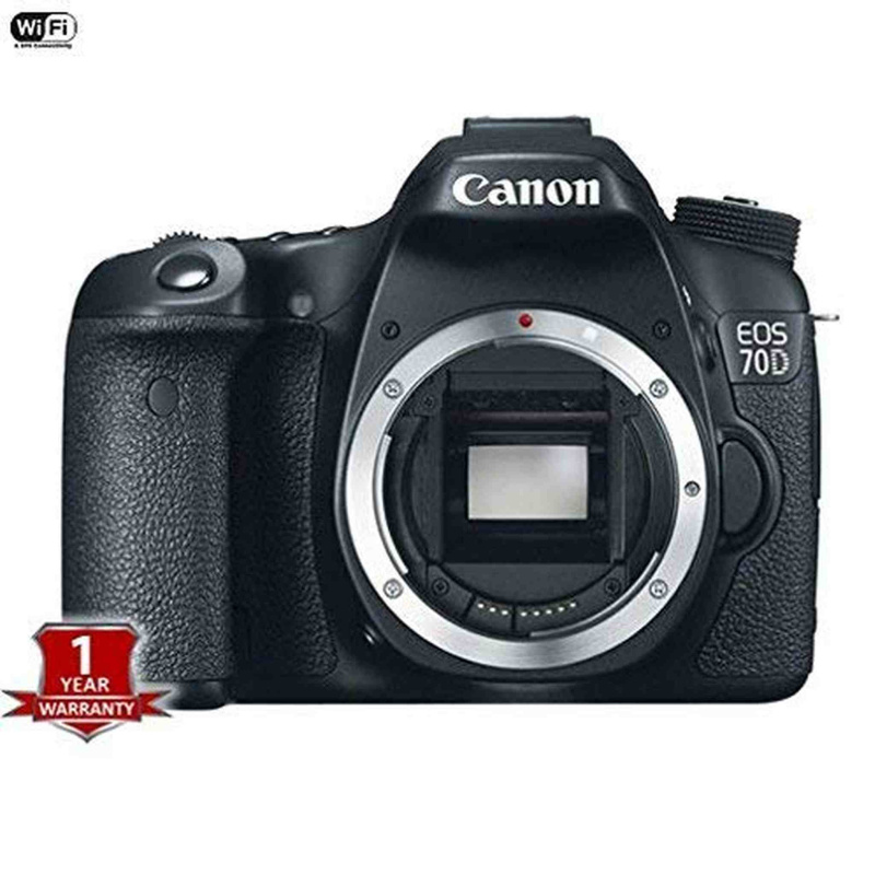 Canon EOS 70D Digital SLR Camera (Body Only) International Version (No Warranty) (International Model)
