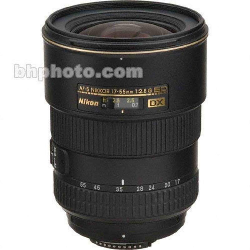 Nikon AF-S DX NIKKOR 17-55mm f/2.8G IF-ED Zoom Lens with Auto Focus for Nikon DSLR Cameras International Version (No war