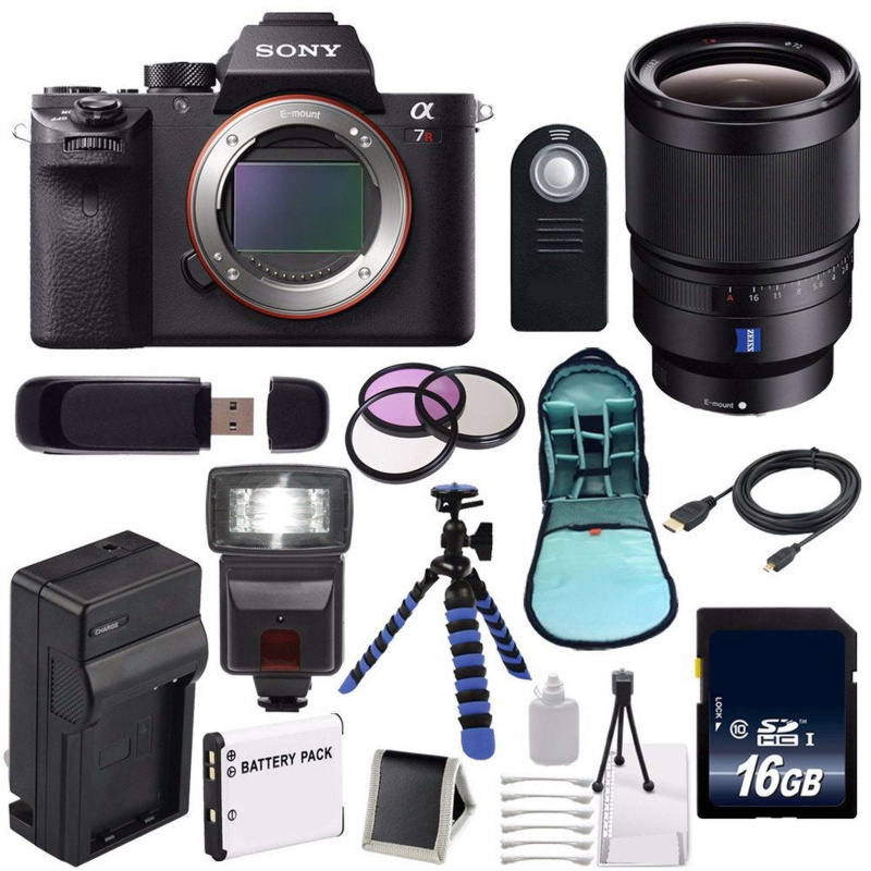 Sony Alpha a7R II Mirrorless Digital Camera (International Model) + Sony Distagon T FE 35mm f/1.4 ZA Lens + 72mm 3 Piece Innovative Bundle