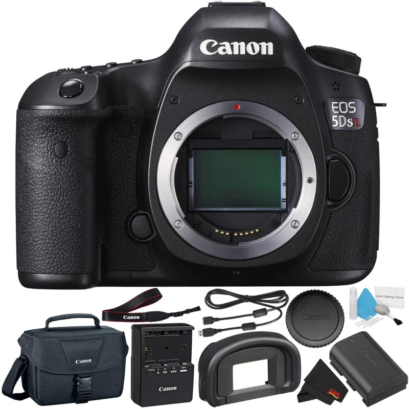 Canon EOS 5DS R Digital SLR Camera 0581C002 (Body Only)- Starter Bundle (International Model)