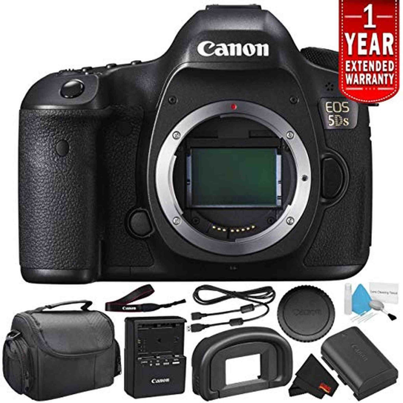 Canon EOS 5DS Digital SLR Camera 0581C002 (Body Only)- Starter Bundle (International Version) (International Model)