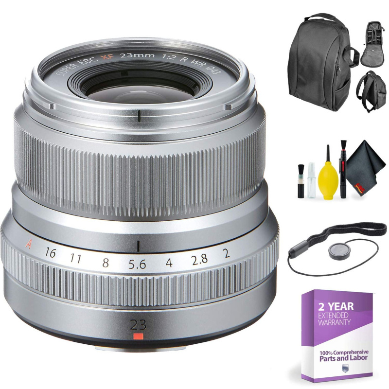 Fujifilm XF 90mm f/2 R LM WR Lens + Deluxe Lens Cleaning Kit