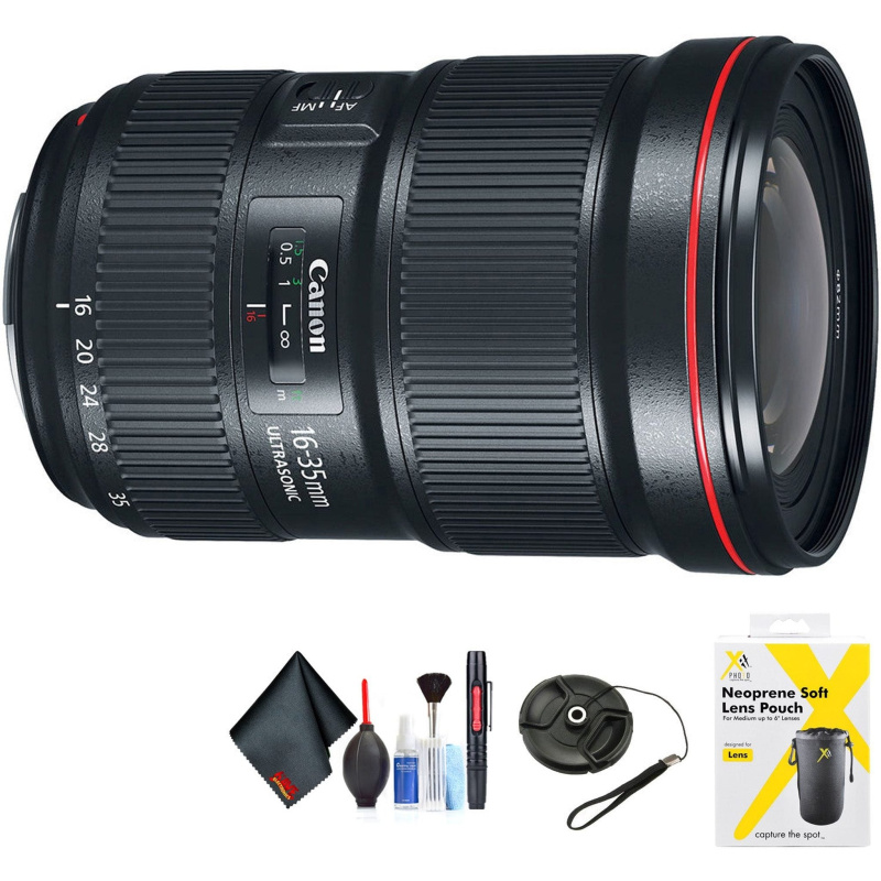Canon EF 16-35mm f/2.8L III USM Lens for Canon EF Mount + Accessories (International Model with 2 Year Warranty)