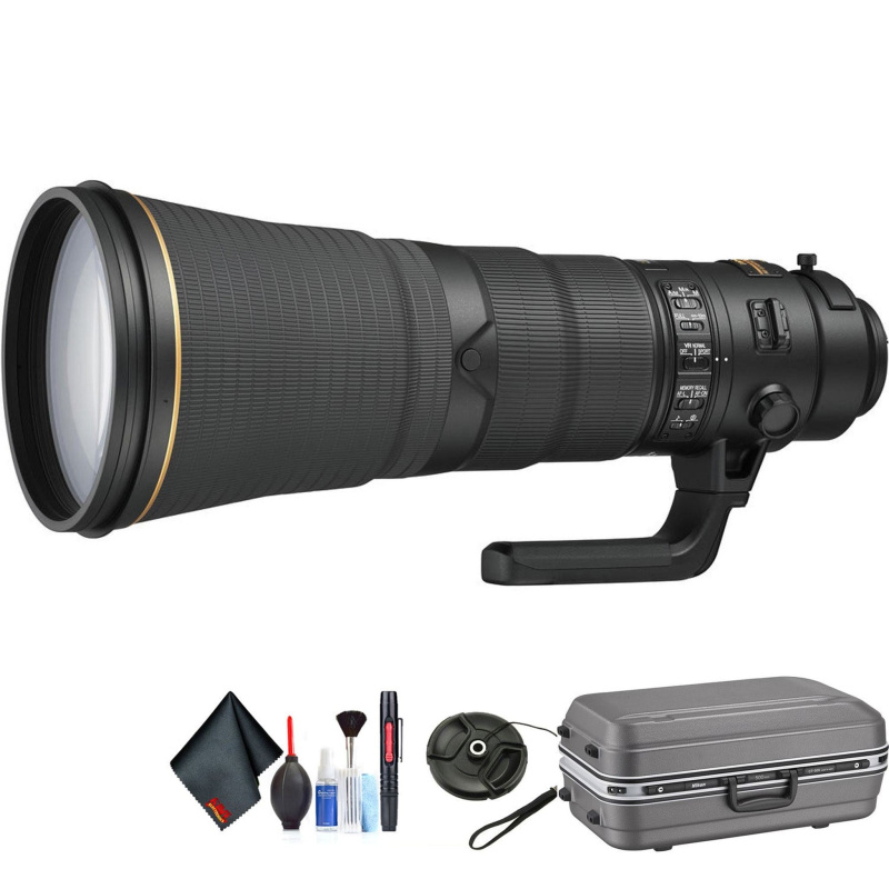 Nikon AF-S NIKKOR 600mm f/4E FL ED VR Lens for Nikon F Mount + Accessories (International Model with 2 Year Warranty)