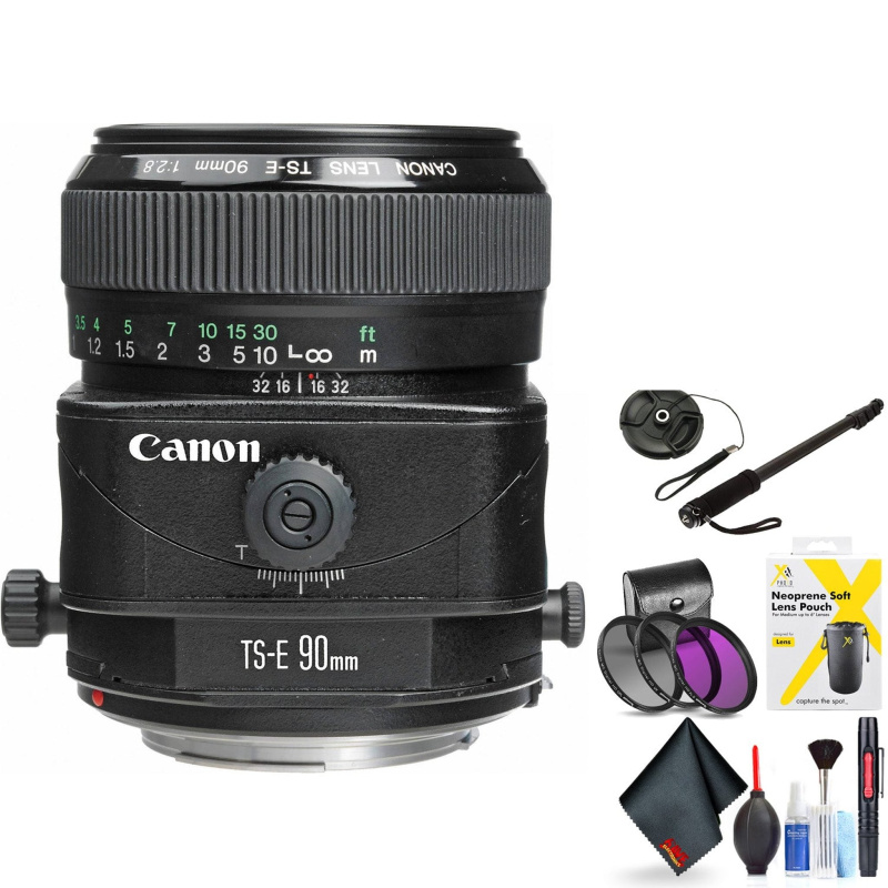 Canon Ts-E 90mm F/2.8 Tilt-Shift Lens for Canon 6D, 5D Mark IV, 5D Mark III, 5D Mark II, 6D Mark II, 5Dsr, 5Ds, 1Dx, 1Dx (International Model)